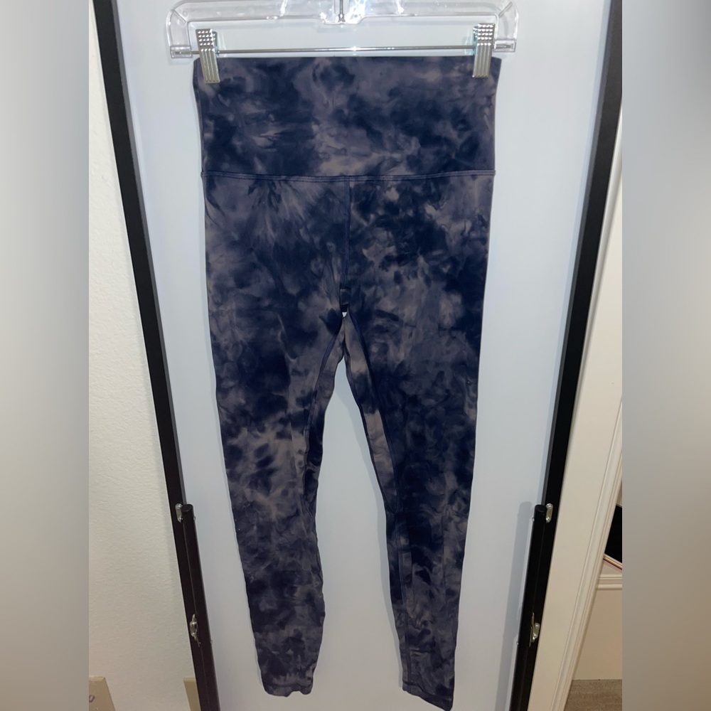 lululemon Align High-Rise Pant 28” Diamond Dye Pitch Grey Graphite Grey